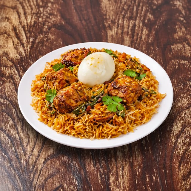 "1947" Chicken Fry Piece Biryani (Chicken Roast) (GF).
