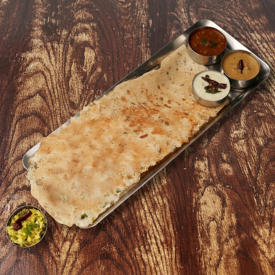 Masala Ravva Dosa (GF).