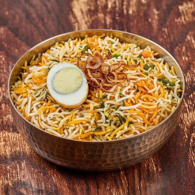 Goat Roast Biryani (Special Goat Fry) (GF).
