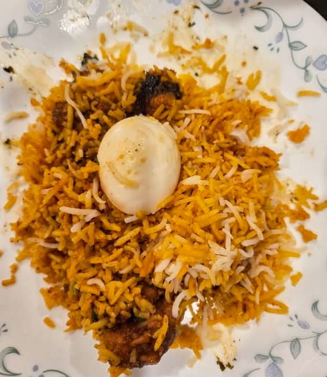 "1947" Chicken Fry Piece Biryani (Chicken Roast) (GF).