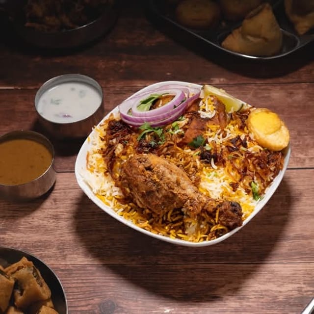 Hyderabadi Chicken Dum Biryani (GF).