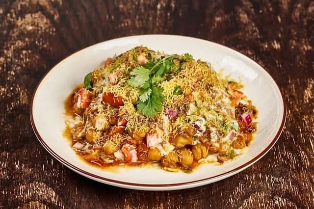 Aloo Tikki Chat.