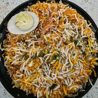Goat Roast Biryani (Special Goat Fry) (GF)