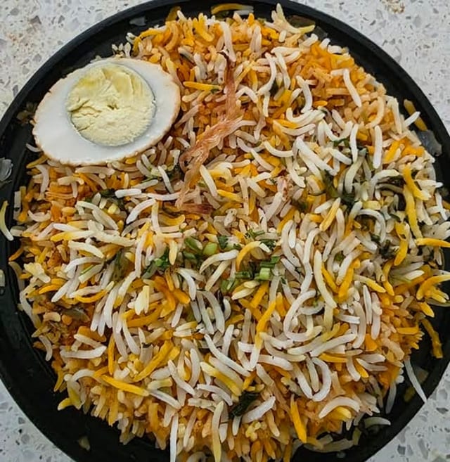 Goat Roast Biryani (Special Goat Fry) (GF).