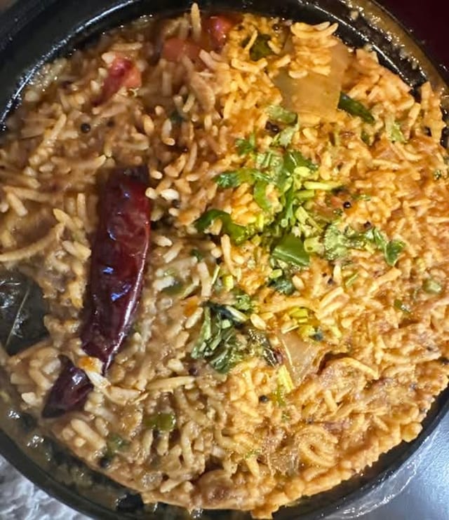 Chicken Sambar Rice.