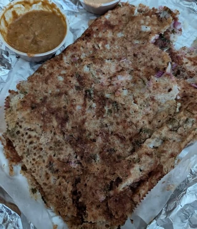 Onion Ravva Dosa (GF).